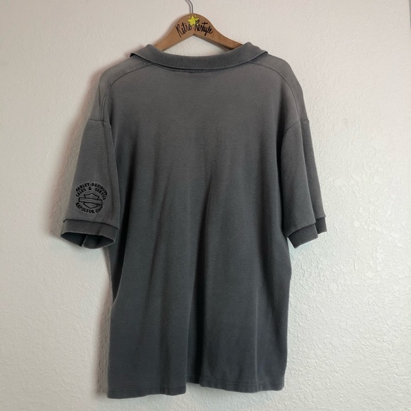 π Harley-Davidson π Grey Polo - Picture 9 of 11